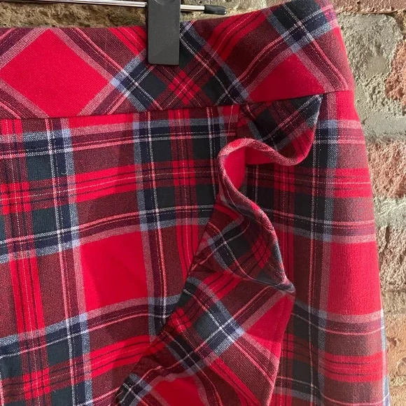 NWT Vineyard Vines Nantucket Tartan Red Velvet Dress Size 18 - Picture 4 of 5